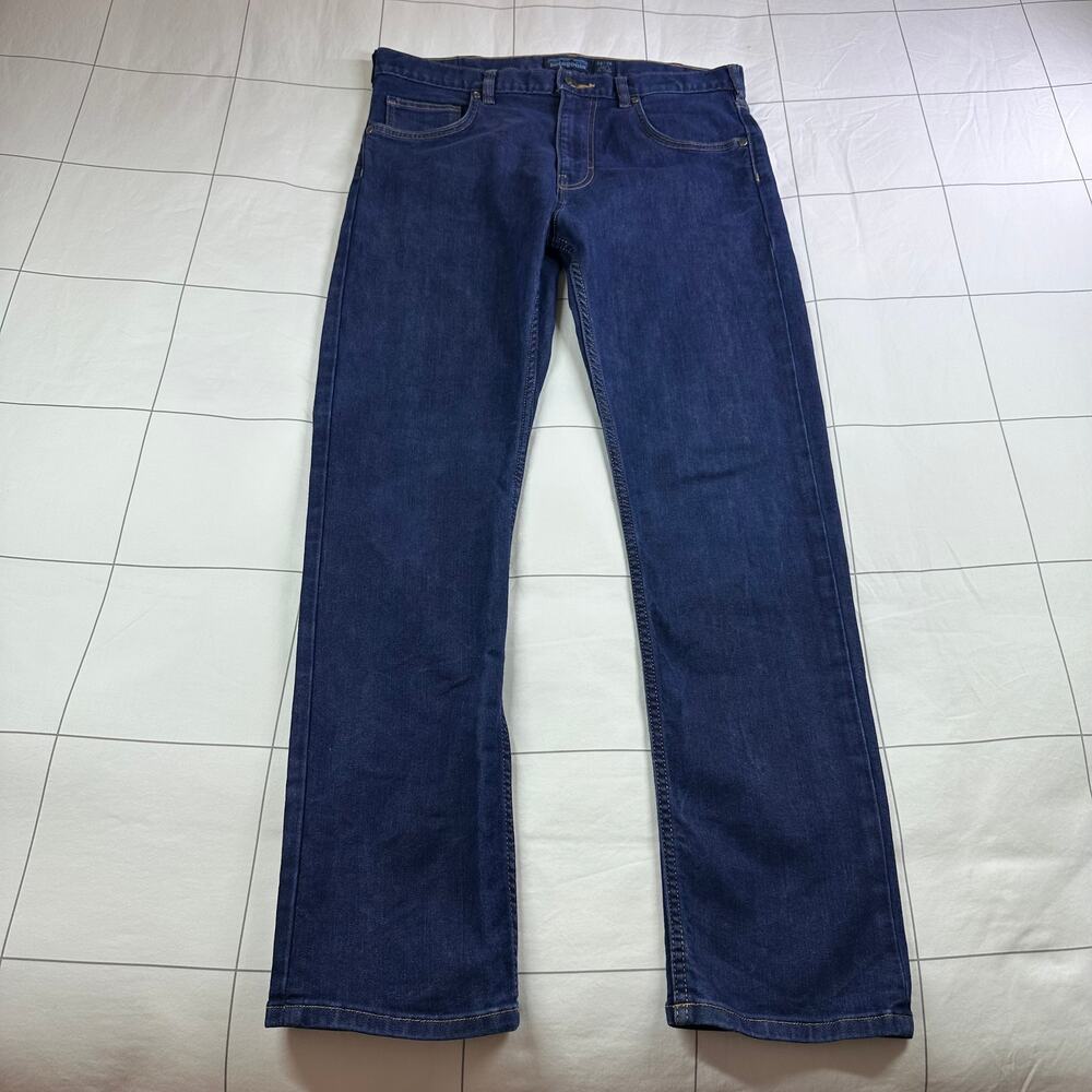 Patagonia Performance Straight Fit Jean Men 32x30 Blue Dark Denim Organic Cotton